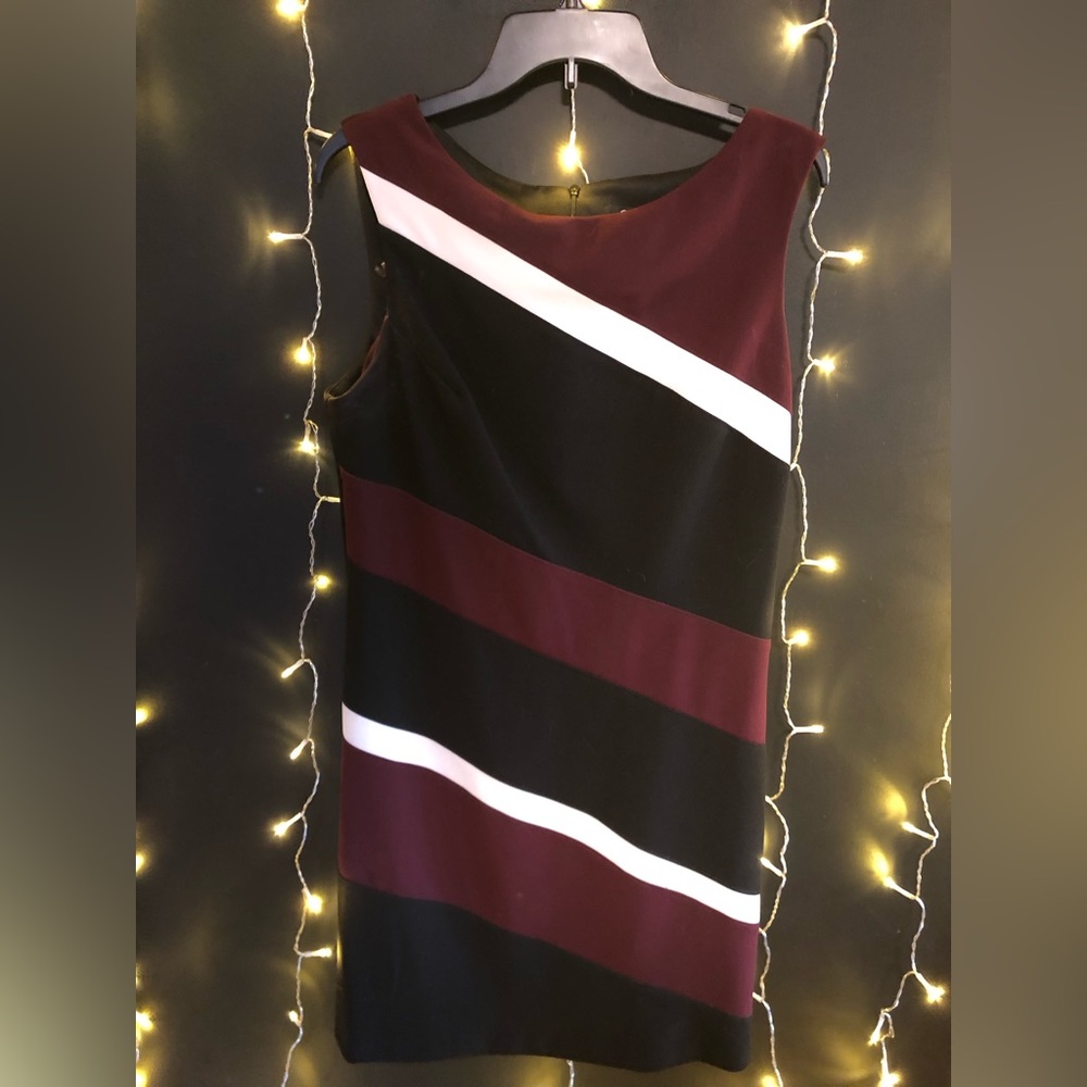 Connected Apparel striped dress